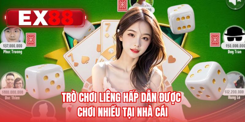 Trò chơi Liêng hấp dẫn được chơi nhiều tại nhà cái 